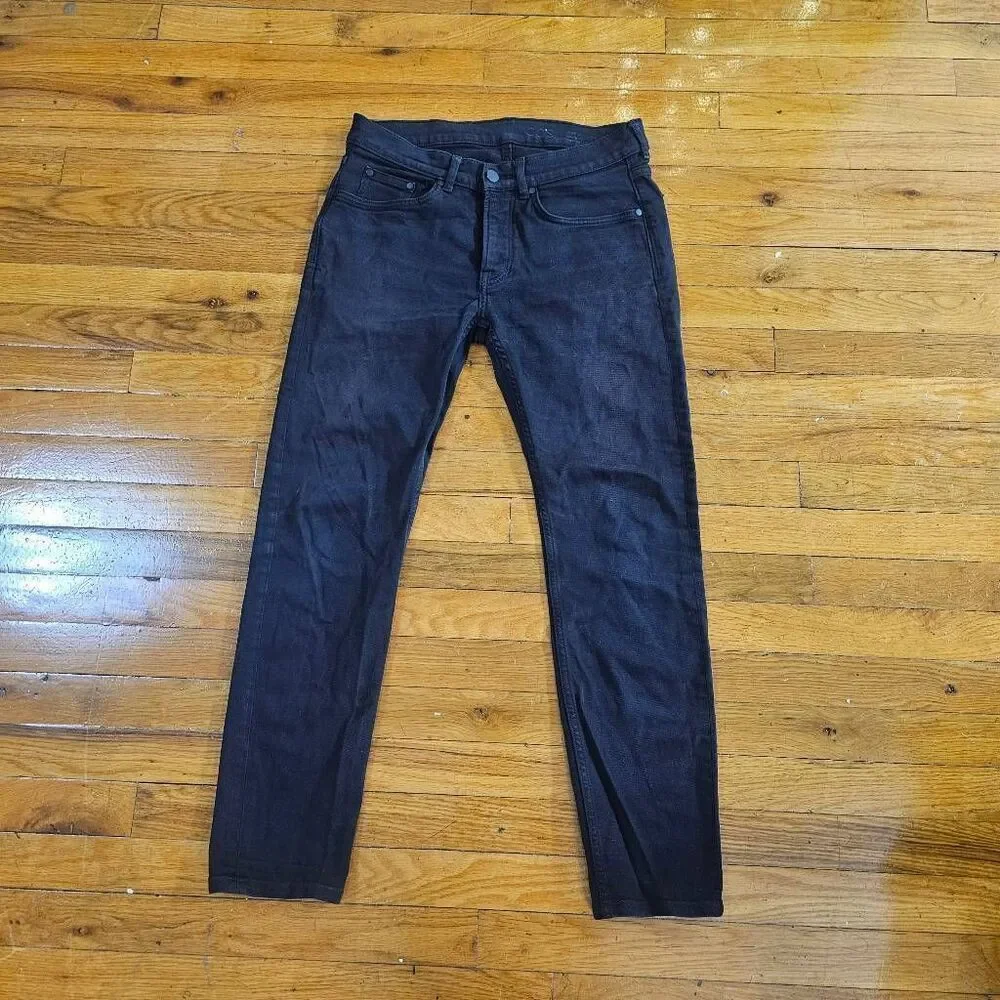 COS Black Tapered Leg High Rise Skinny Jeans Size 29x32